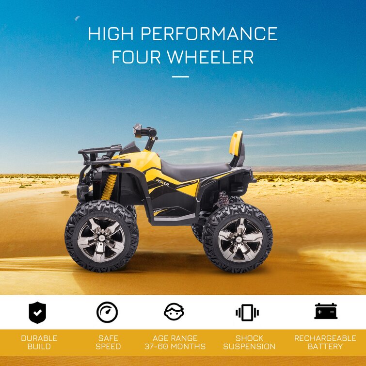 Battery powered hot sale four wheeler